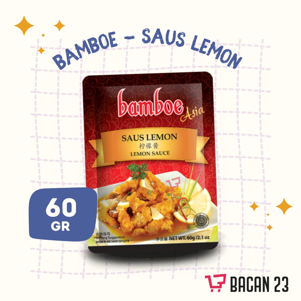 

Bamboe Bumbu Instan Saus Lemon (60 Gr) / Bumbu Dapur Instan / Penyedap Rasa