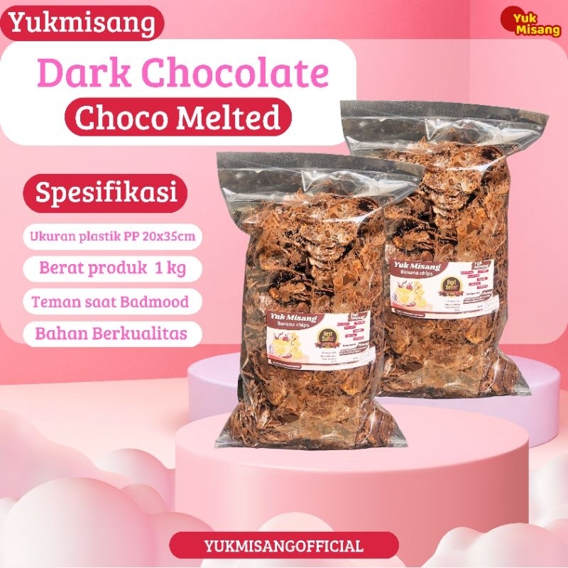 

Paket Bundling 2 Kg Keripik Pisang Coklat Lumer Snack Pisang Cokelat Melted Crunchy