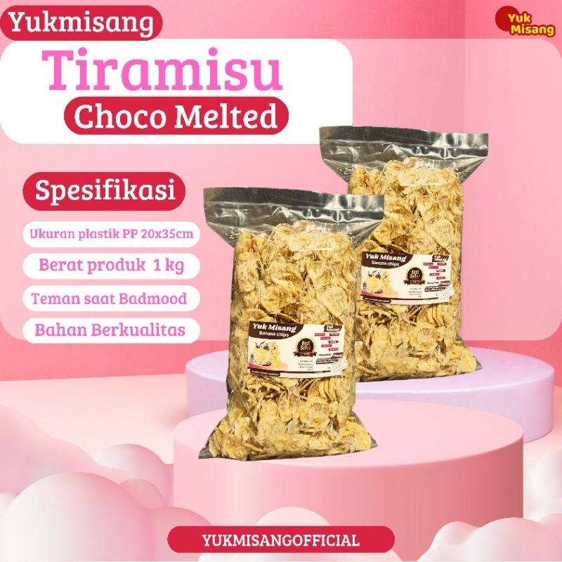 

Kripik Pisang Lumer Rasa Tiramisu 1kg