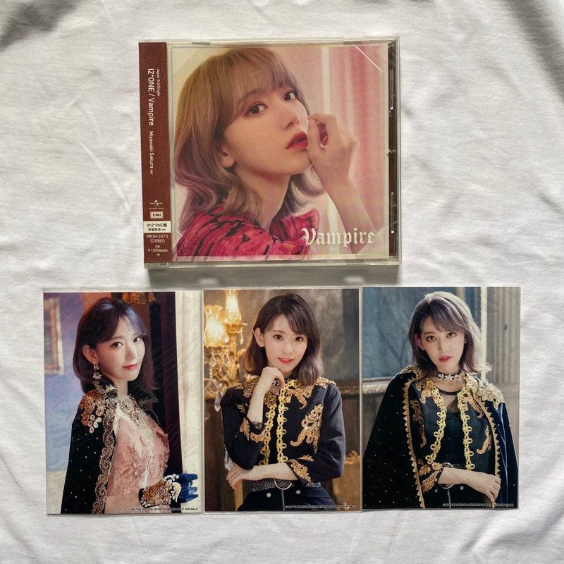 ZONE / IZ*ONE Miyawaki Sakura - Vampire Japan Album Photoset (UBAH JNE/JNT)