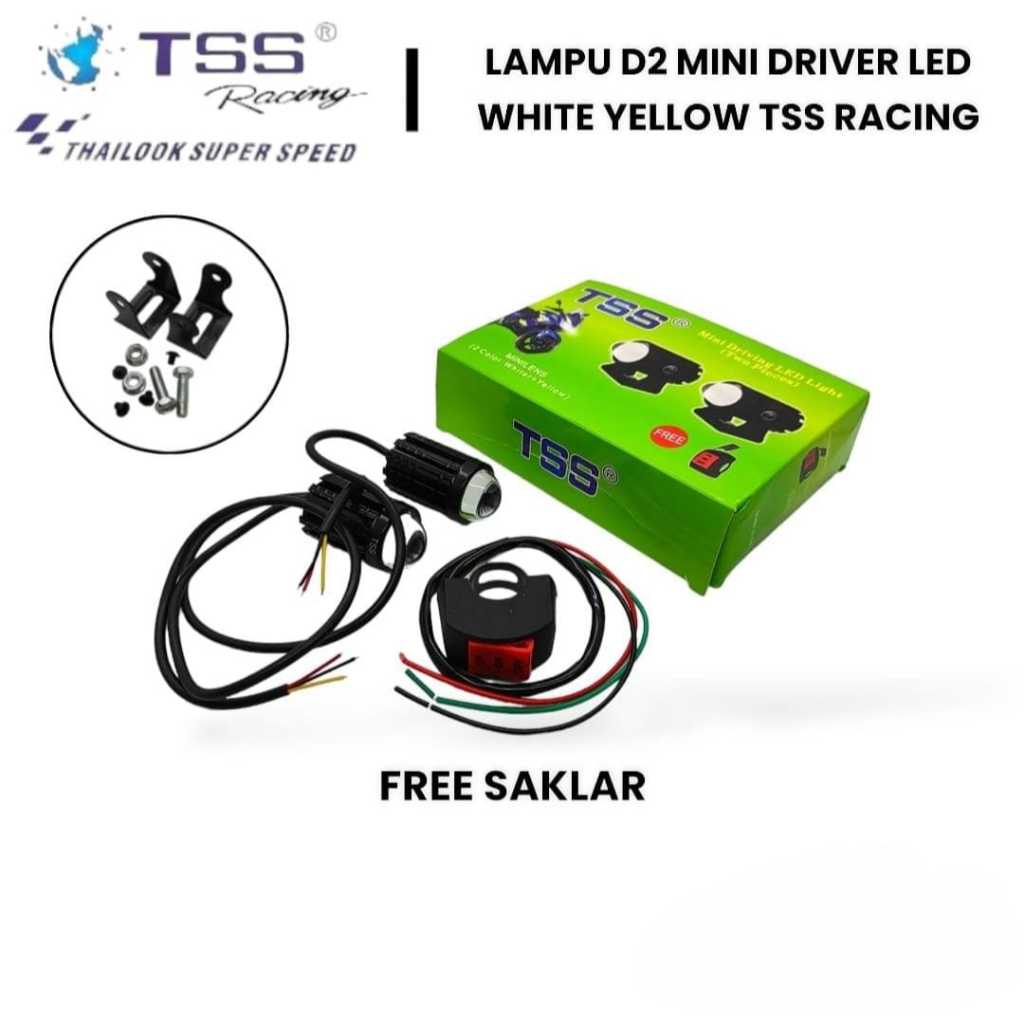Lampu Tembak Laser Mini Driving Led Light 2D High Low Foglamp Mini Driving Led Putih Kuning High Low