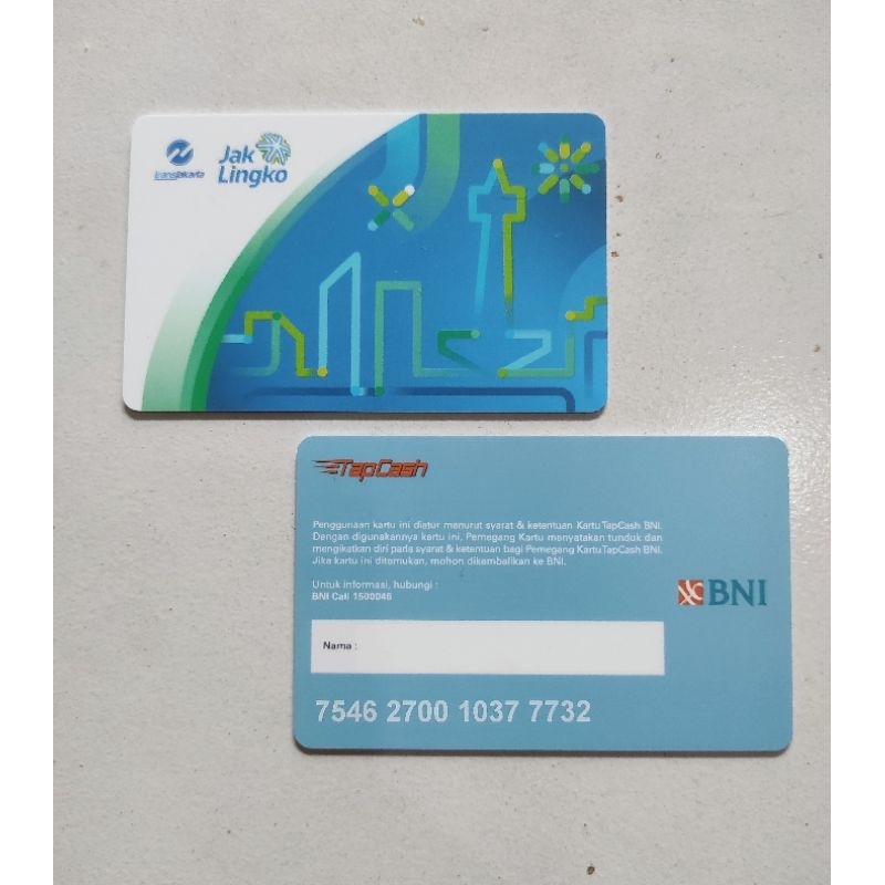 Kartu jaklingko BNI tapcash