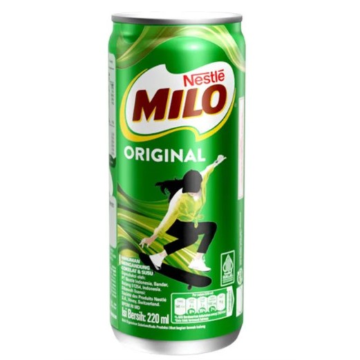 

Milo Susu Kemasan Cokelat Original Kaleng 220 ml