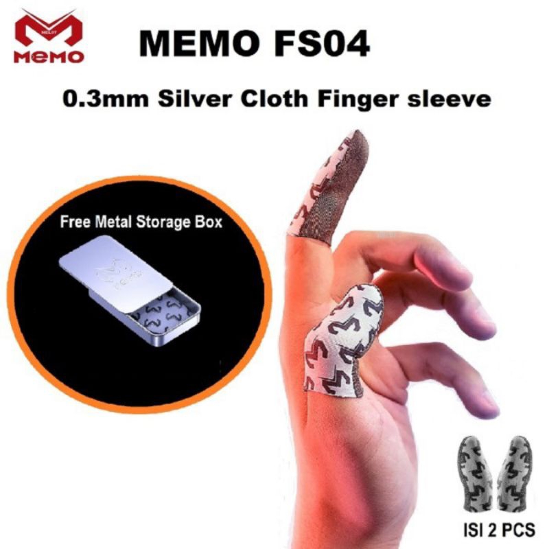 Memo FS04 Finger Sleeve Sarung Jempol Gaming Elastis