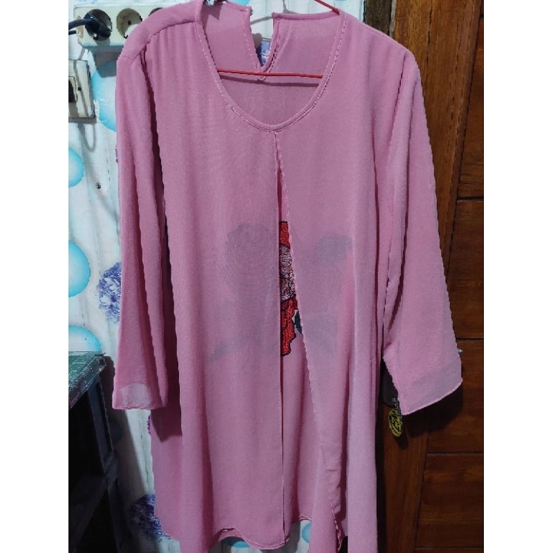 Baju Tunik//Atasan Tunik//Atasan Casual Tunik Jumbo