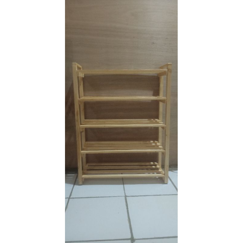 rak sepatu kayu.rak sepatu mini malis