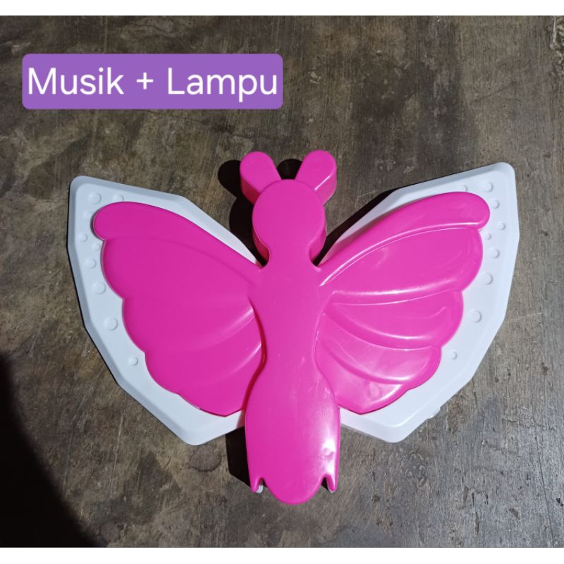 Tameng Musik Kupu Kupu Aksesoris Sepeda Anak anak 17 agustus hias sepeda perempuan hias decor sepeda