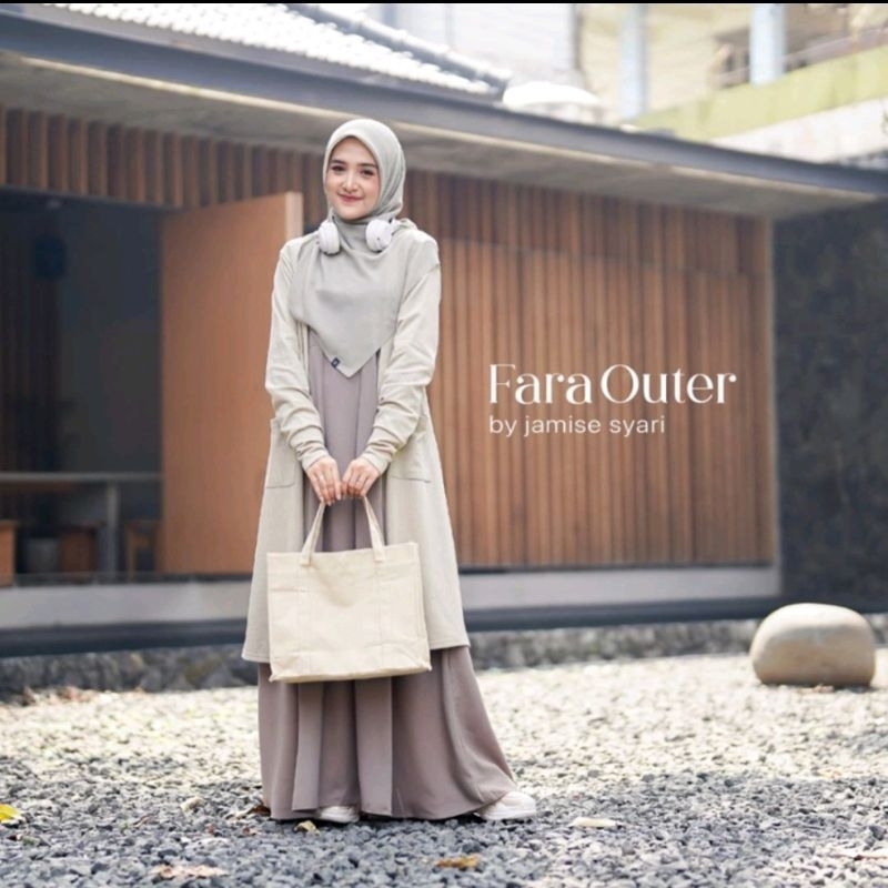 Jamise | Fara Outer | Jamise Syari | Faezia Official Shop | outer simple