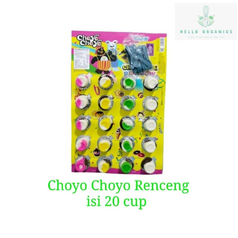 

Choyo Choyo Coklat Jadul Yosan Kemasan Renceng isi 20 pcs
