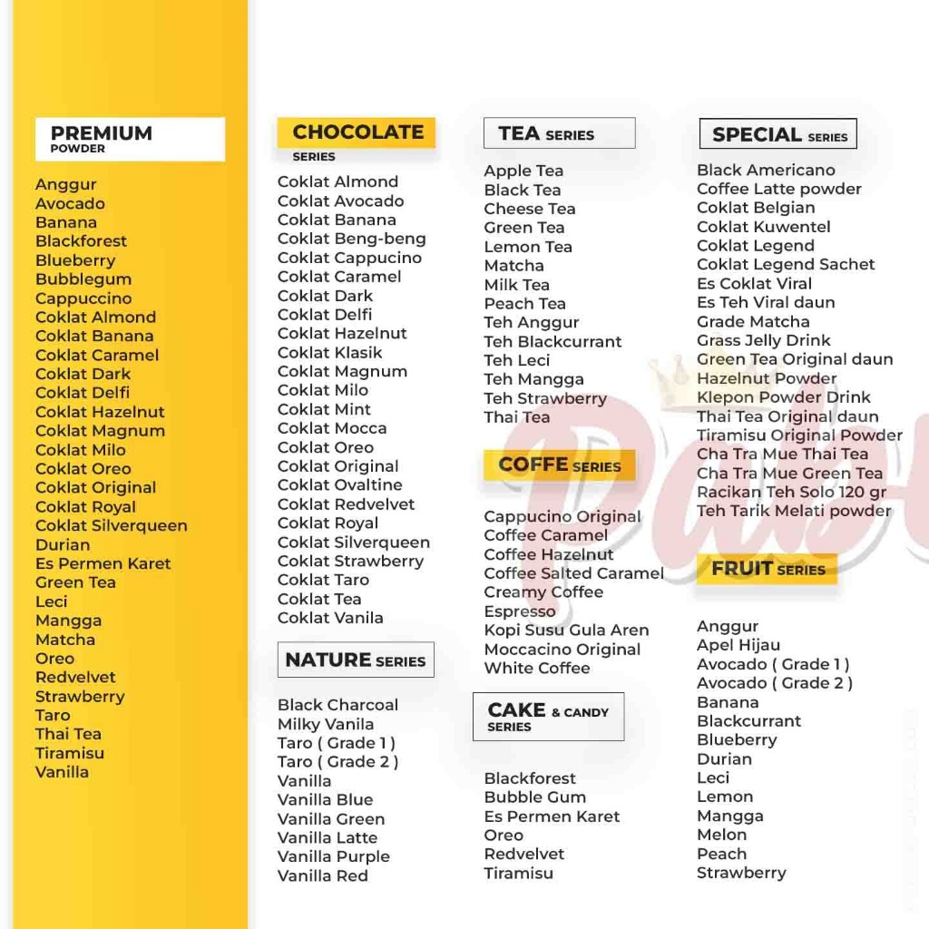 

Sekar_Shop07 Powder Coklat 500 Gram - Grade 2, Chocolate Powder Drink, Bubuk Minuman Cokelat