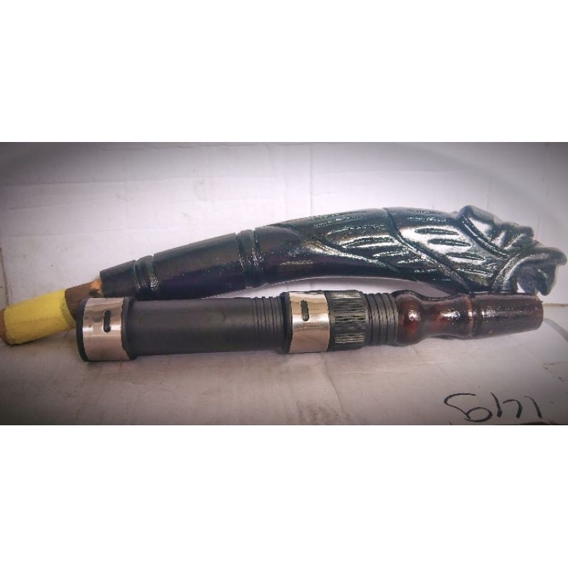 Gagang Joran /Pahul Ukir Macan Hitam pancing