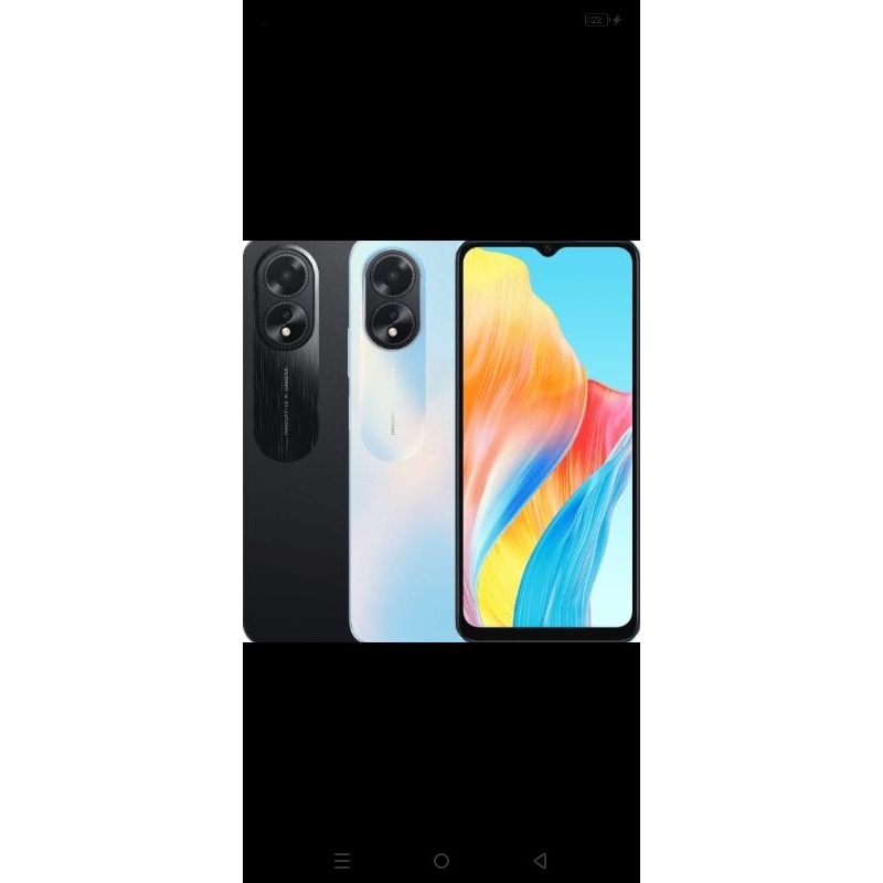 NEW OPPO A18 4/128GB(+4GB EXTENDED RAM) GARANSI RESMI OPPO INDONESIA