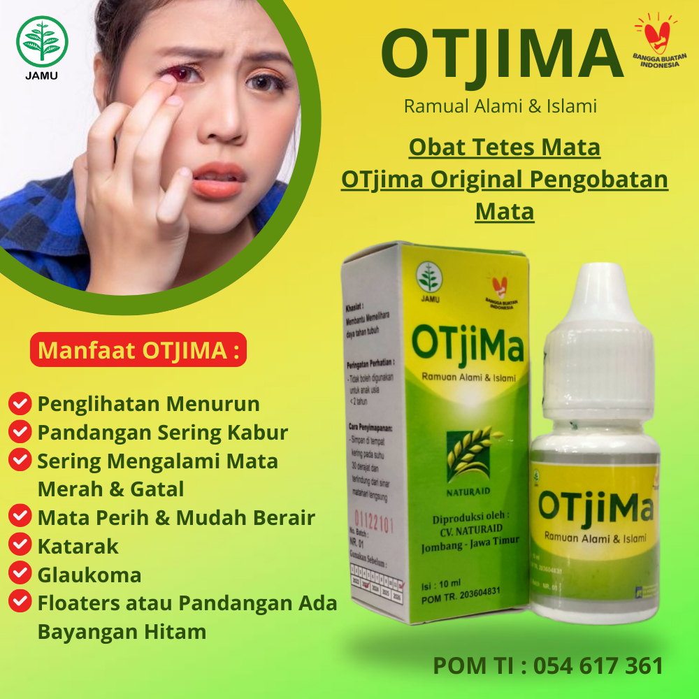 (SALE) Obat Tetes Mata OTEM OTjima Original Pengobatan Mata untuk Penghilang Katarak Rabun Jauh Mata