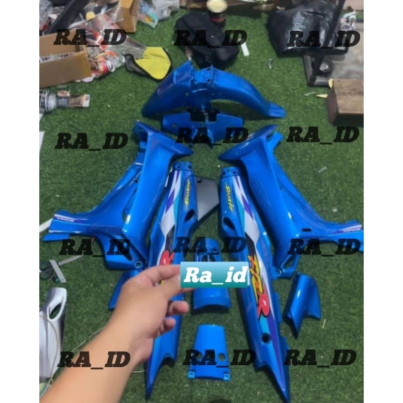 Body bodi halus fullset Yamaha fiz r F1Zr Biru muda