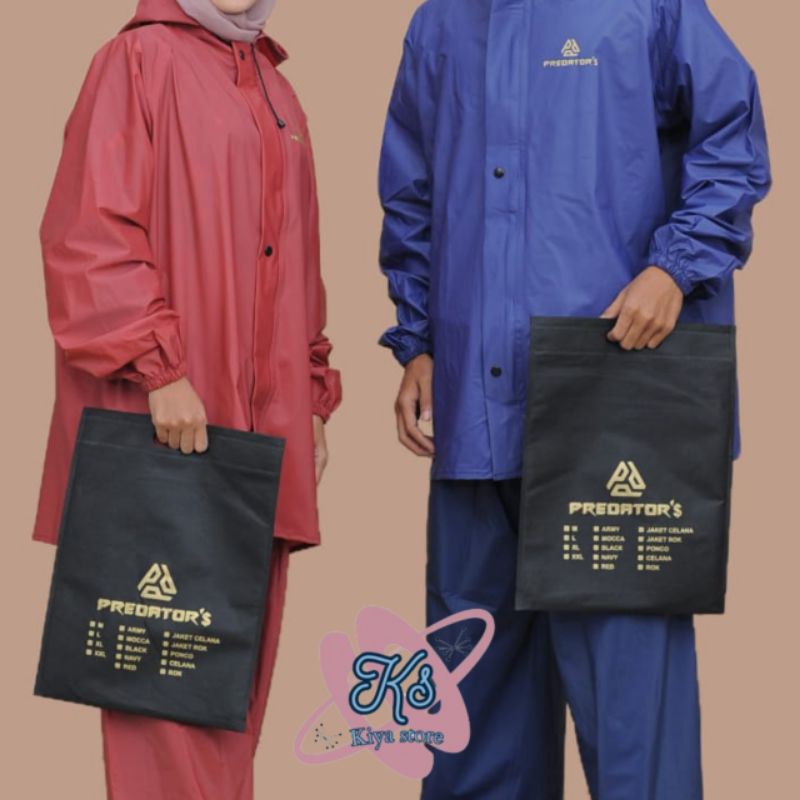 Jas hujan setelan baju celana/jahitan full sealing press/jas hujan pria/jas hujan wanita/jas hujan t