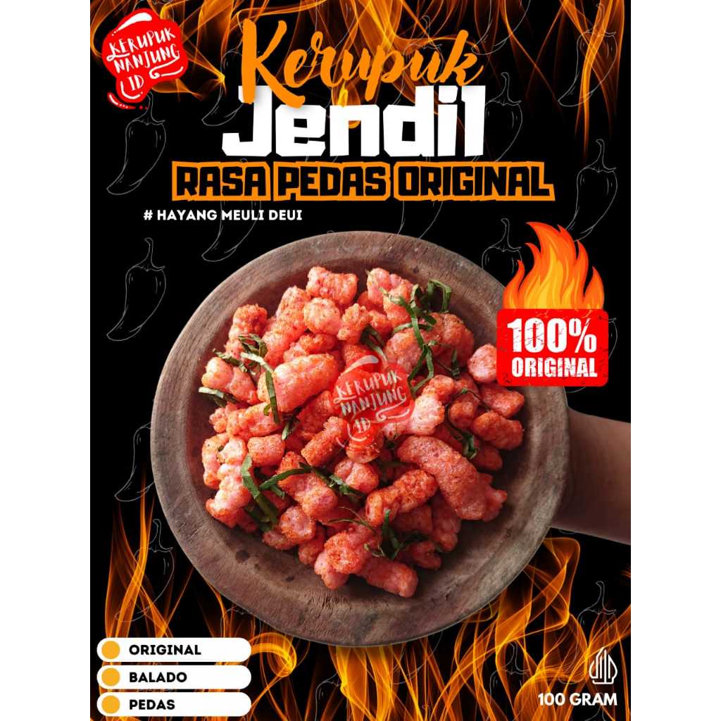 

KERUPUK JENDIL PEDAS EXTRA DAUN JERUK KEMASAN 100GRAM / JENDIL PEDAS EXTRA DAUN JERUK / JENDIL ORIGINAL / KERUPUK JENDIL VIRAL / JENDIL GURIH / KERUPUK JENDIL/JENDIL/ CEMILAN PEDAS / JENDIL PEDAS MURAH / 100 GRAM