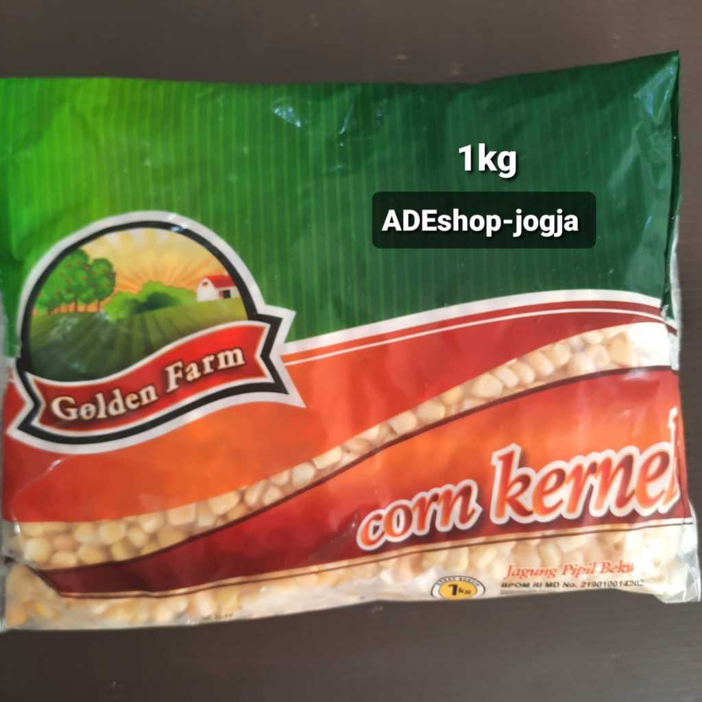 GOLDEN FARM vegetable frozen kernel corn Jagung beku 1 kg jasuke pipil manis