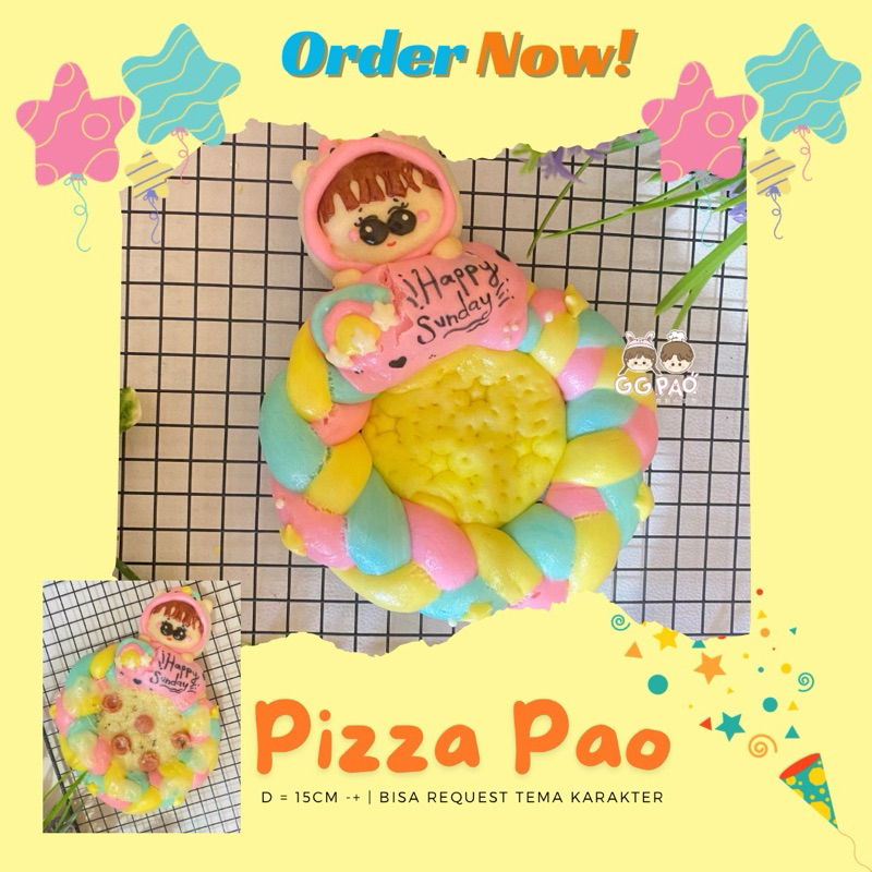 

pizza karakter bakpao pizza pao karakter d 15cm