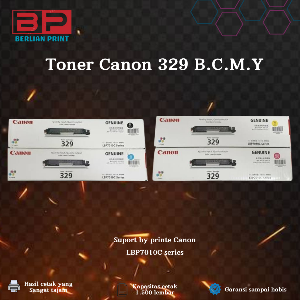 TONER CANON 329 BLACK/COLOR (LBP 7018C)