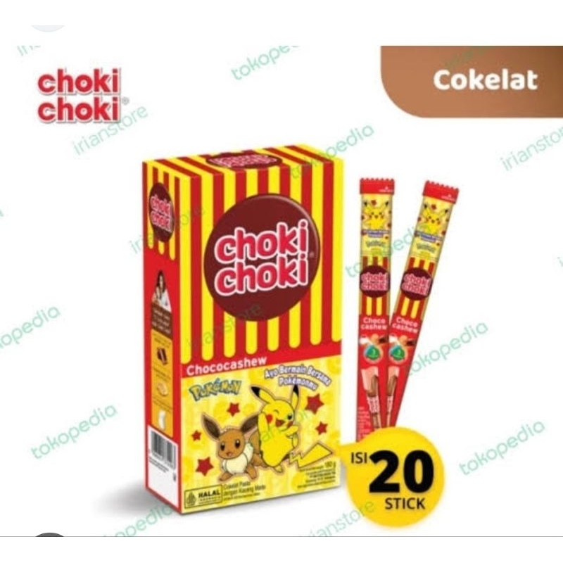 

choki choki chocolate coki coki isi 20 stik