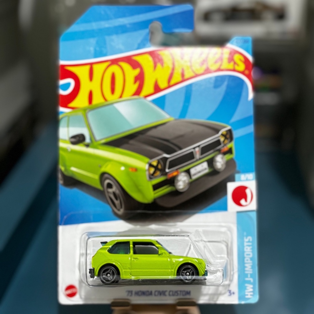 Hot Wheels Honda Civic Custom 73 - Green & Orange | HW Civic Custom | HOTWHEELS