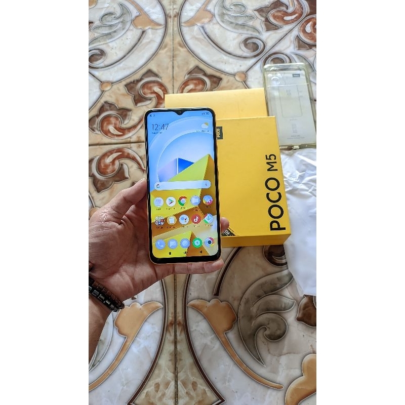 poco M5 Ram 4/128 fullset second