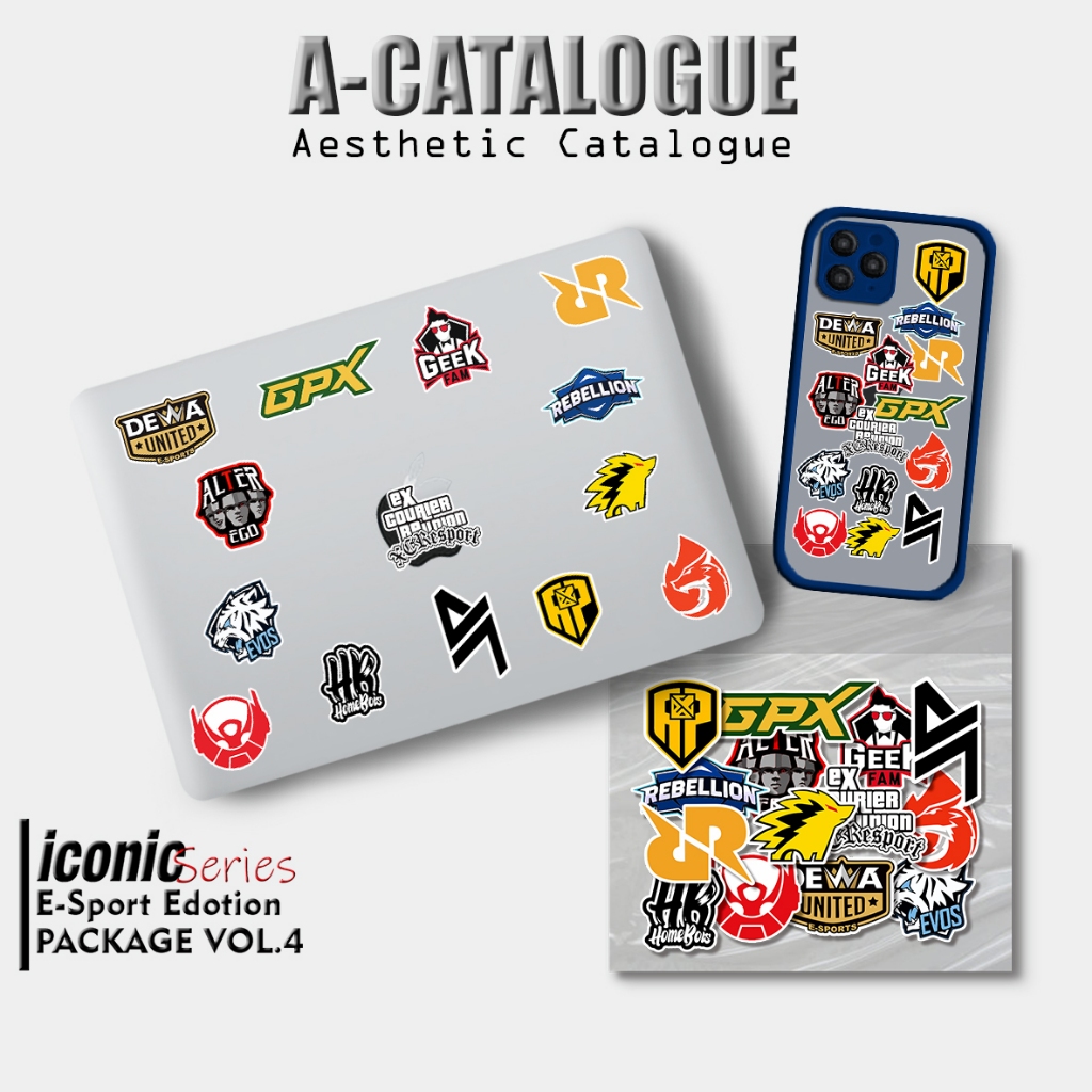

Sticker Aesthetic For Case Laptop Macbook Bujo Craft Skateboard Notebook || ESPORT ICON MOBIL LEGEND