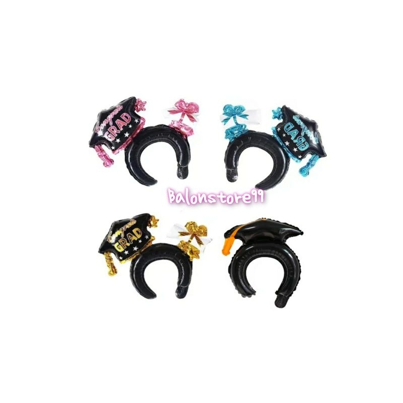Balon Foil Bando Wisuda / Balon Foil Graduation / Balon Bando Wisuda