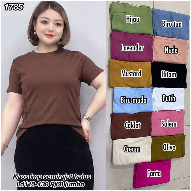 JL 1785 ATASAN KAOS SEMIRAJUT