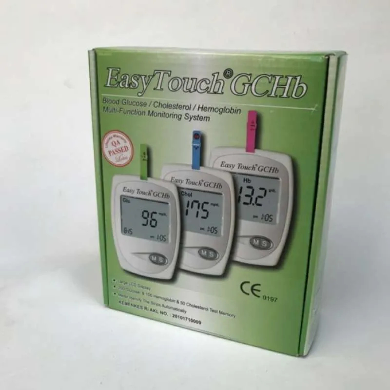 Alat easy touch gchb/alat tes gula darah,cholestrol dan hemoglobin