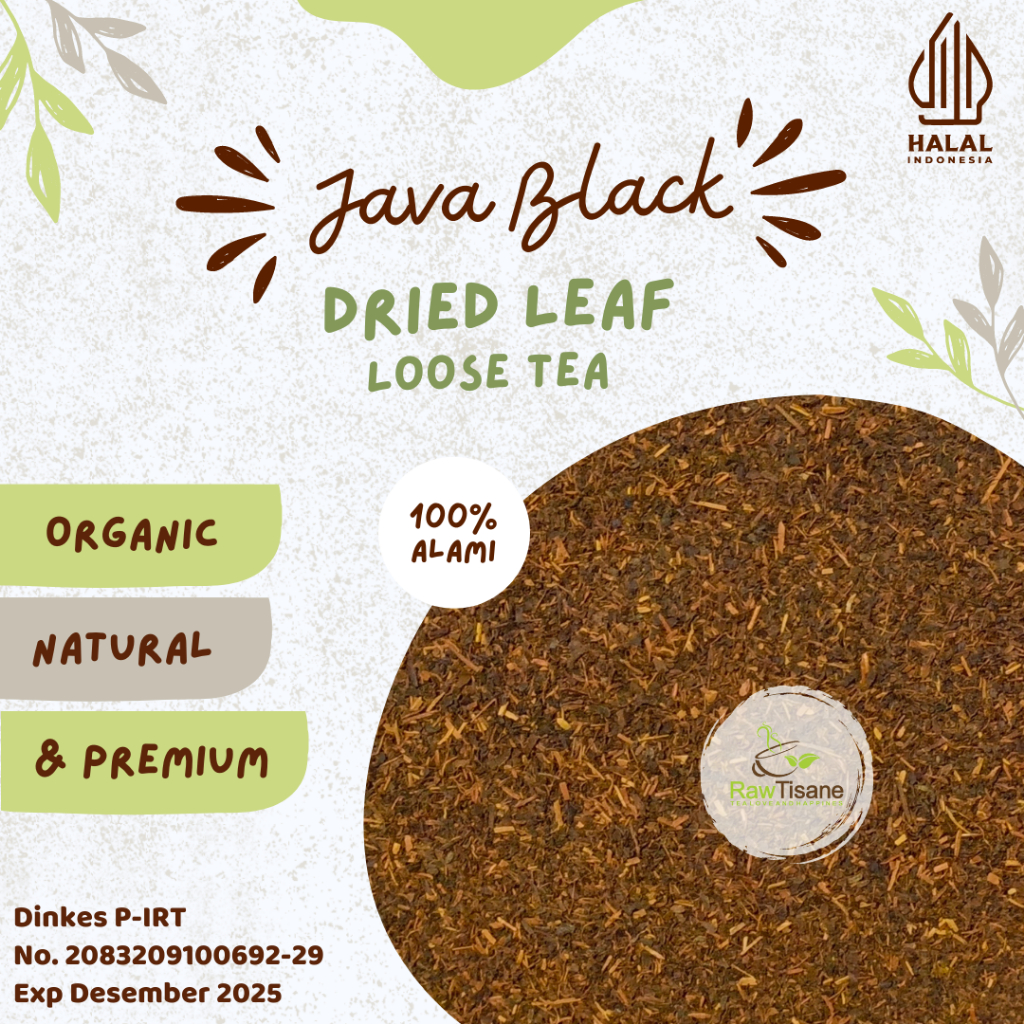 

RAW TISANE Java Black Tea / Teh Hitam Jawa Tambi Isi 100 Gram