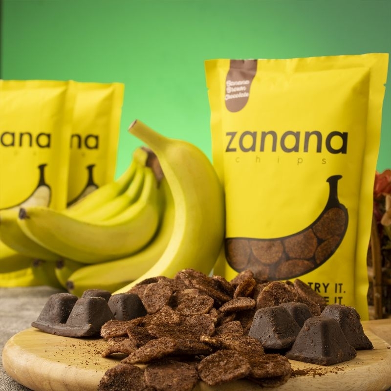 

(Terlaris) Zanana Chips | Kripik Pisang Coklat 80Gr