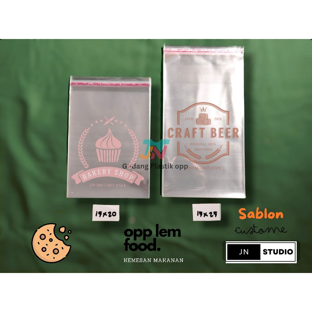 

Plastik opp sablon 15x20 & 15x25 logo custome