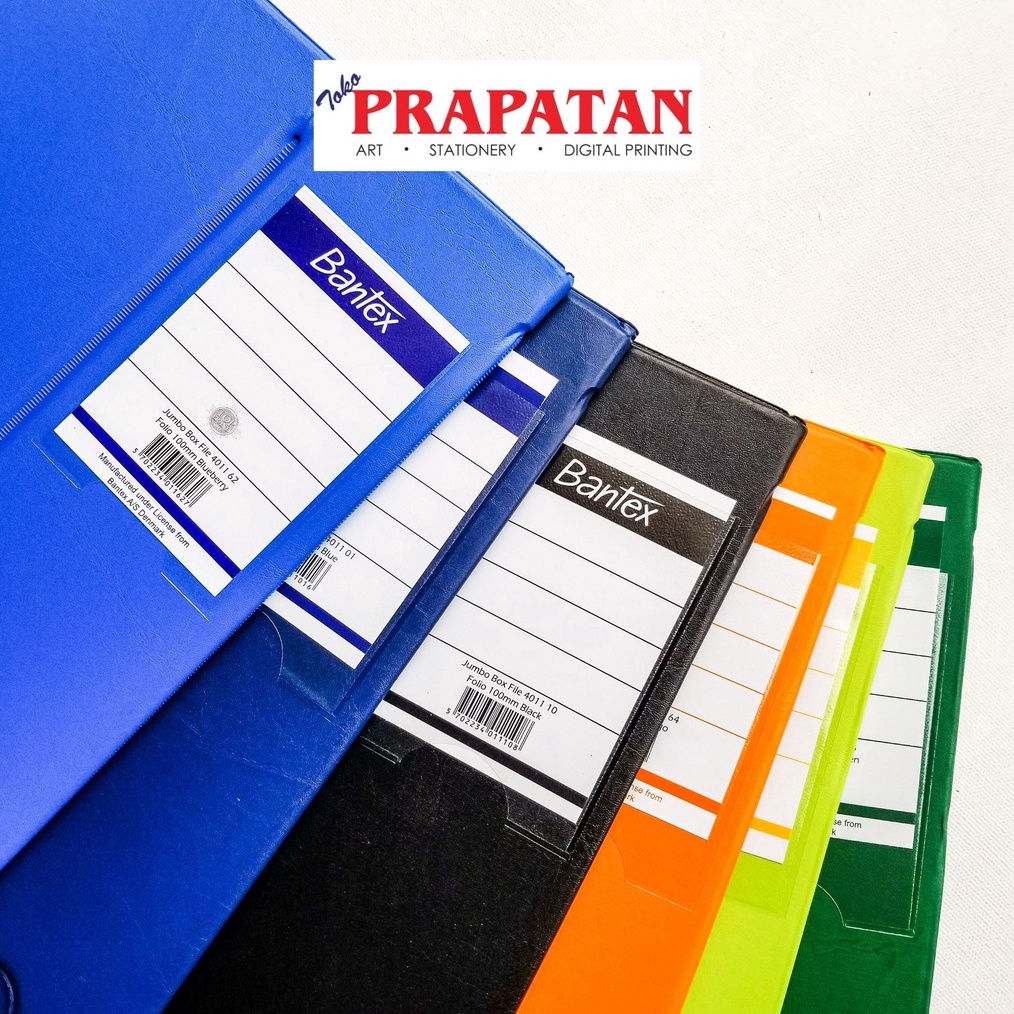 

Bantex Jumbo Box File 411 Folio 1mm ART Z2S5