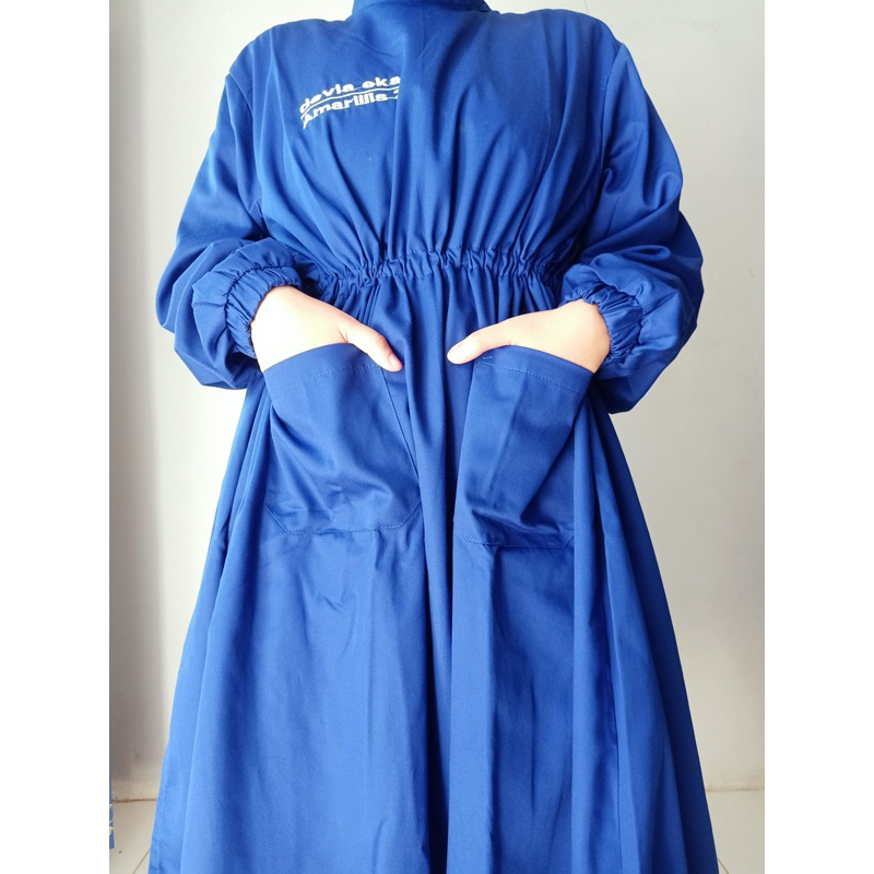 APD gown surgical/jubah oka model tali serut ready stok