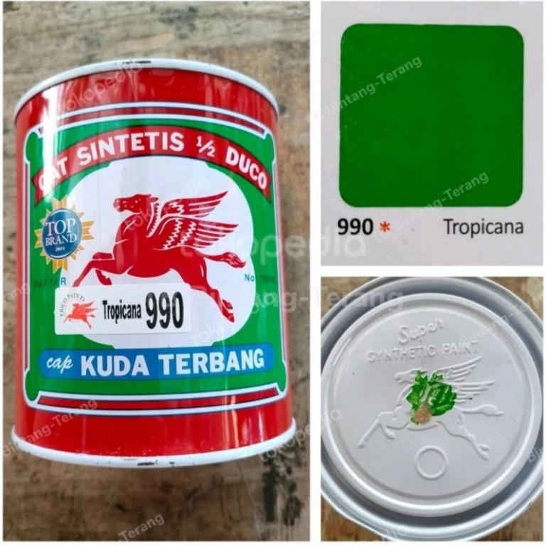 

Kuda Terbang 99 Tropicana Cat Minyak Besi Kayu 1 Kg ART D2Y2