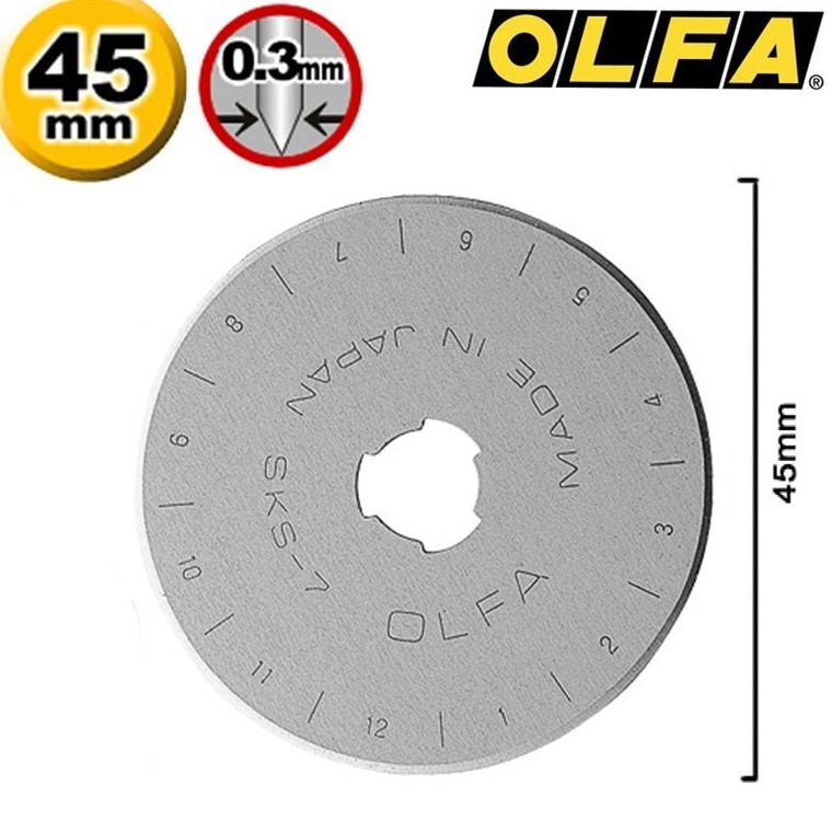 

OLFA RB451 Refill Rotary Cutter 45mm RB45 1pcPack Spare Blade ART E9L4