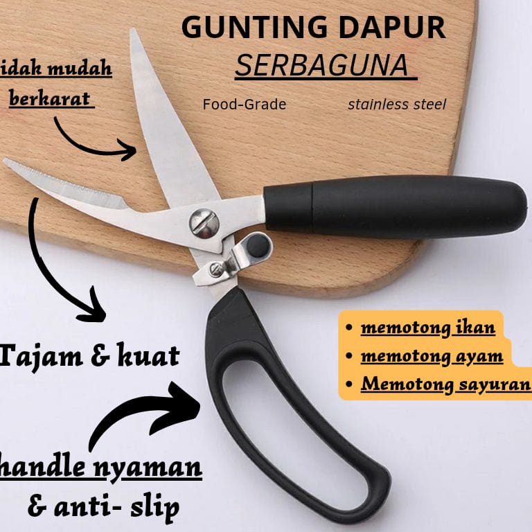 

Gunting tulang ayam Gunting dapur serba guna ART T7I5