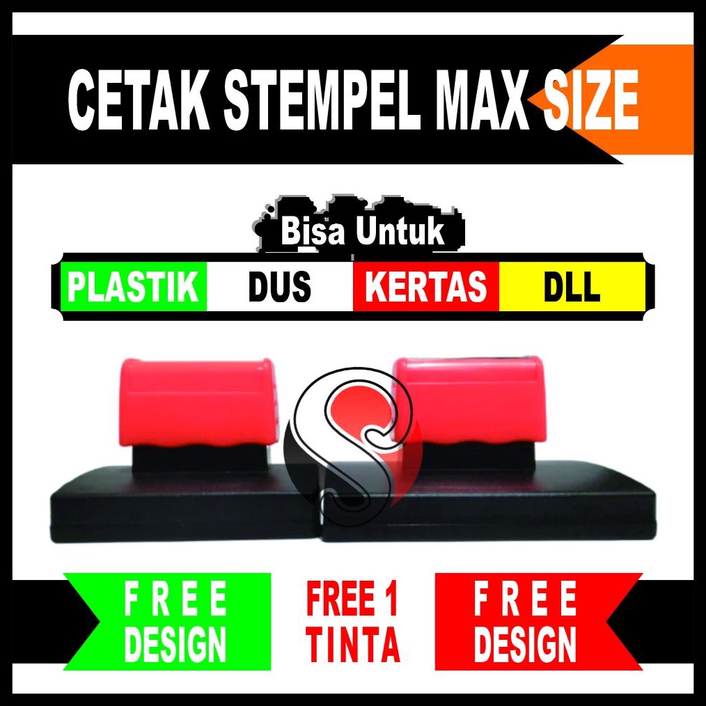 

Cetak Stempel Flash Plastik Kemasan Kardus Jumbo Anti Luntur ART A5F6