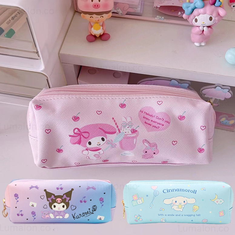 

PENCIL CASE TEMPAT PENSIL MOTIF KARTUN Kantong Pena Anak Dengan Ritsleting Ganda ART O5R5