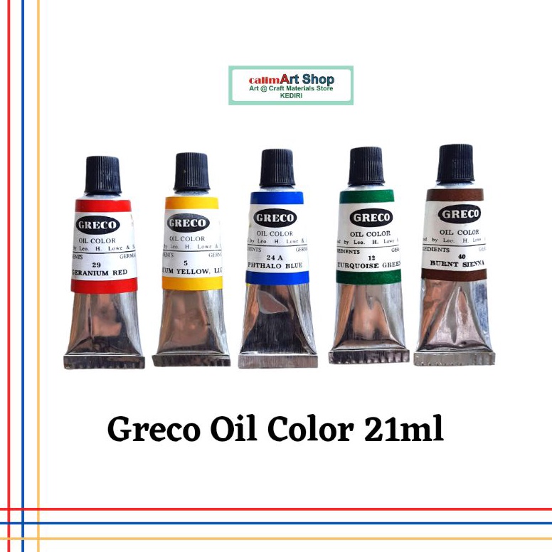 

CAT MINYAK GRECO 21ml PART 1 ART B9T1