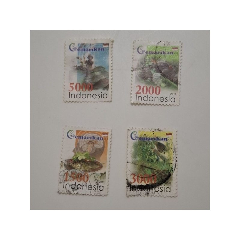 

Prangko Jadul seri Gemarikan