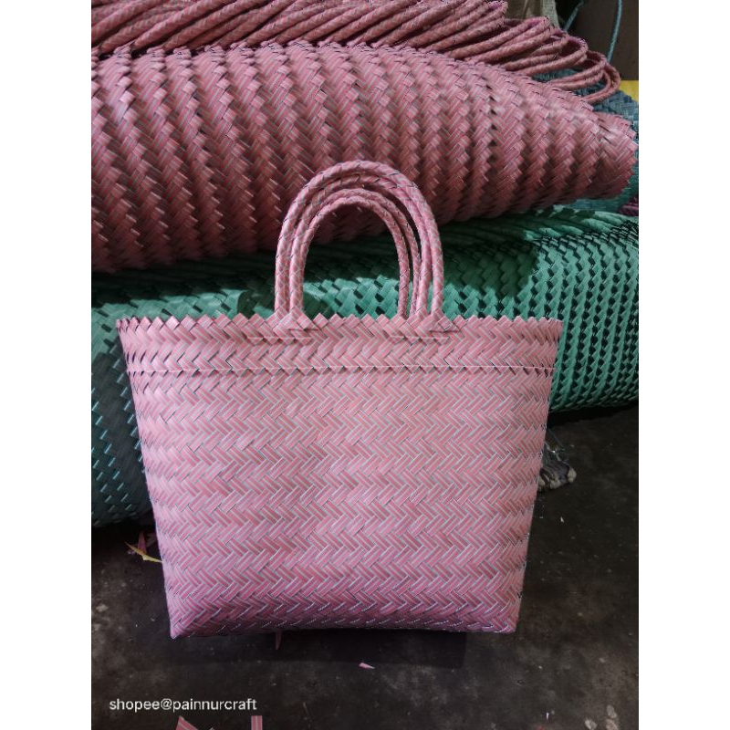Tas Anyaman Plastik/ Tas Hajatan/ Tas Belanja/ Tas Anyam Murah