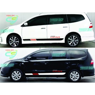 Promo Cutting sticker list mobil grand Livina stiker stripe mobil livina universal