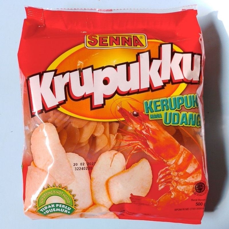 

~MOS~ Kerupuk Senna 500 gram. Kerupuk Udang. Kerupuk Bawang