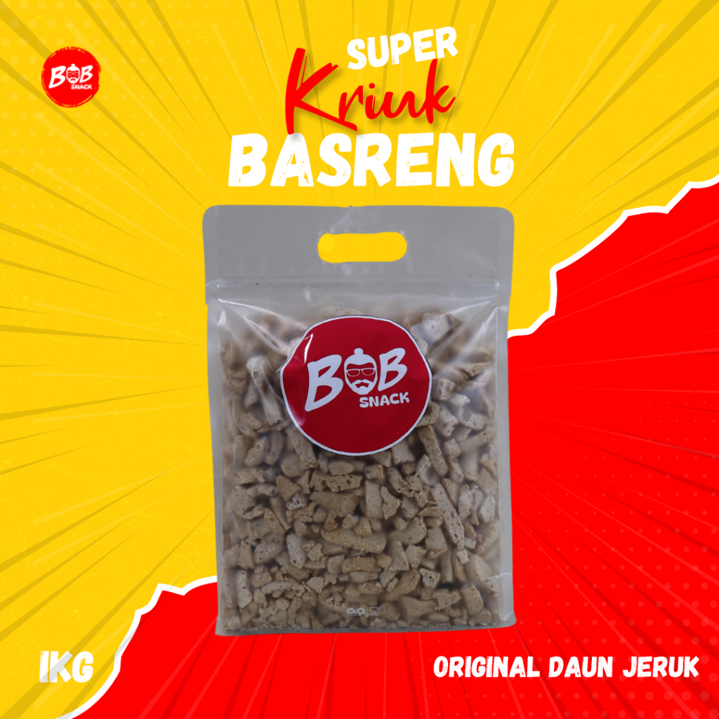 

Basreng Bob Snack [1kg] | Basreng Original Daun Jeruk | Basreng Original | Basreng 1kg | Basreng