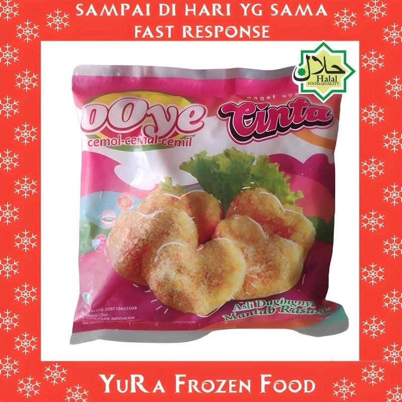 OOYE Chicken Nugget Cinta 500 gr Naget Love