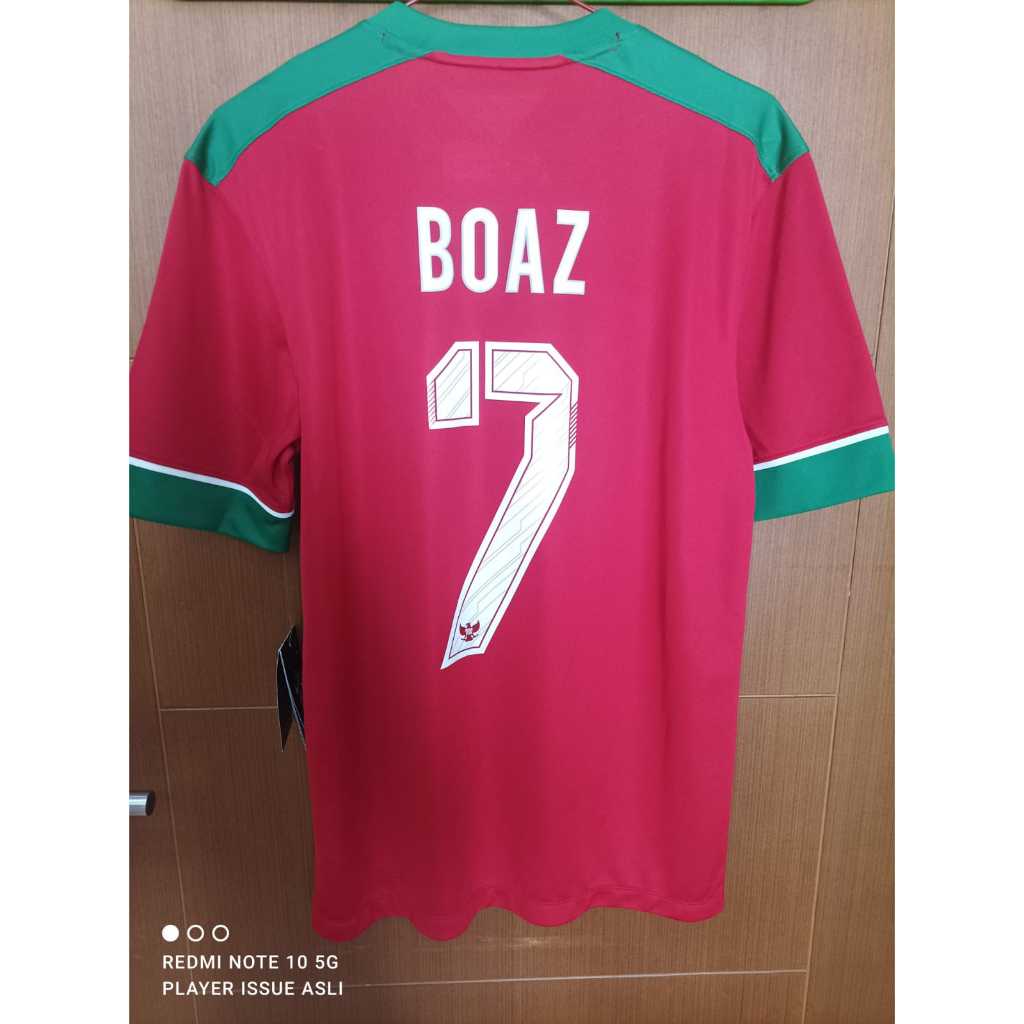 Jersey TimNas Indonesia Home 2018 Dri fit BOAZ (7)