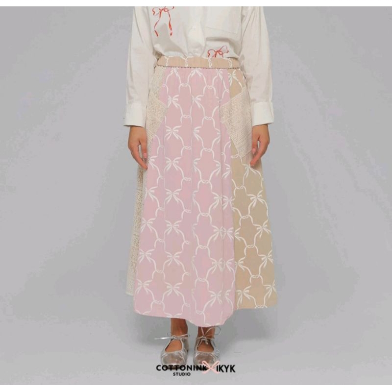 COTTONINK X IKYK PINK OSAKI SKIRT SIZE S