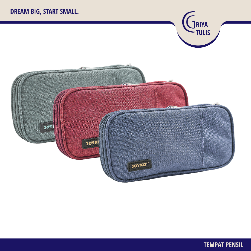 

Joyko Pencil Case PC-5004 Kotak Tempat Pensil Kain Simple